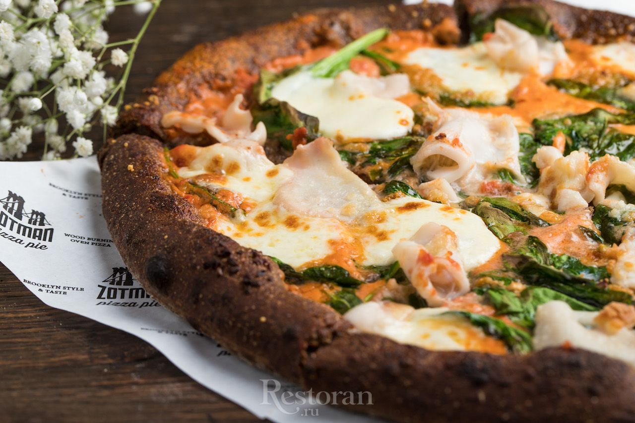 Рестораны Zotman Pizza Pie: новинки со вкусом моря